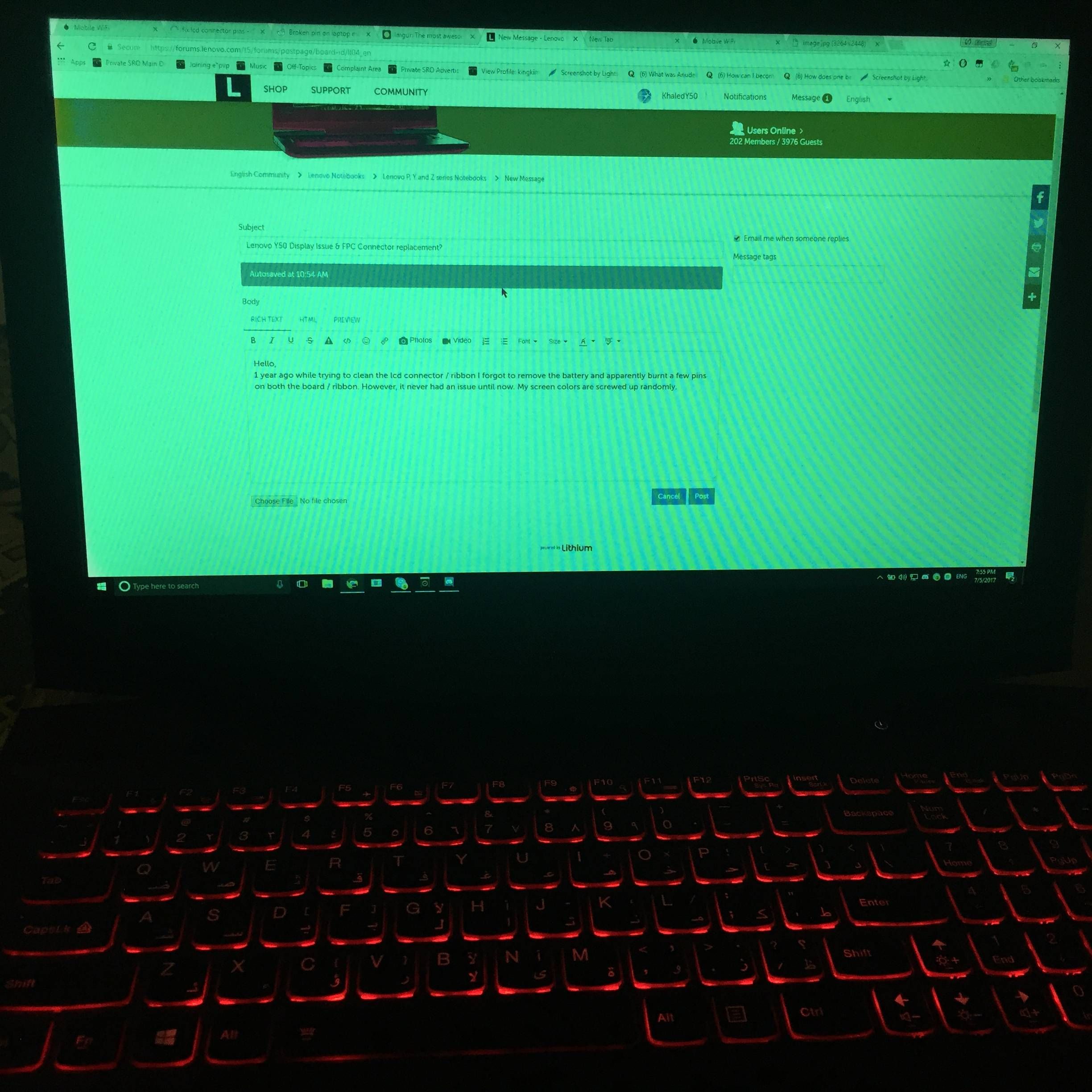 List 90+ Pictures My Computer Screen Is Green Superb