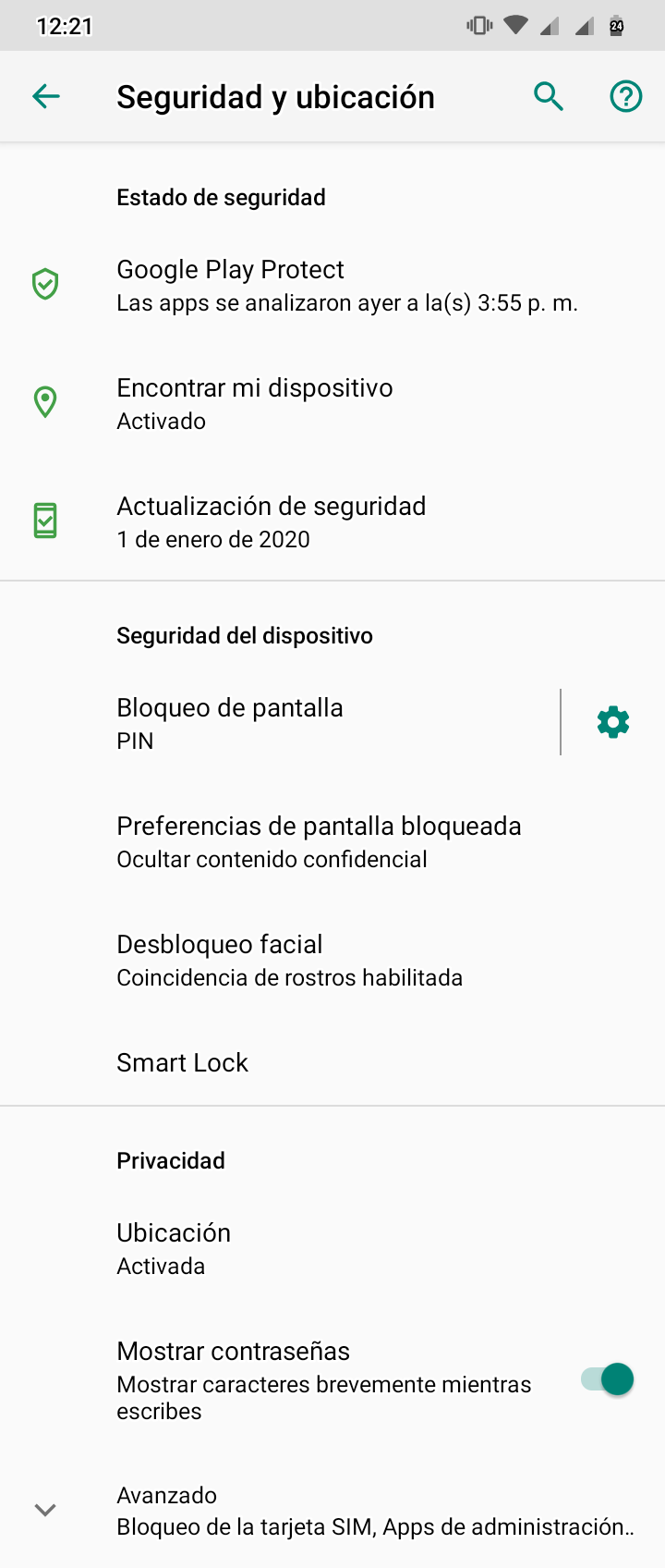 Acesso a caracteres especiais- moto z