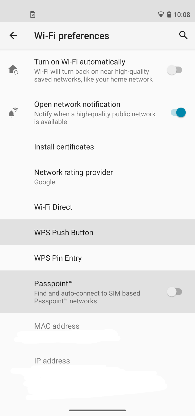 Moto G8 Power Unable to set wifi calling preferences