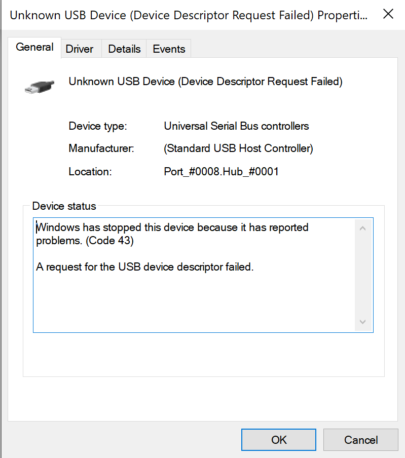 USB-driver-error-and-Bluetooh-missing-Code-43-HELP - English Community -  LENOVO COMMUNITY