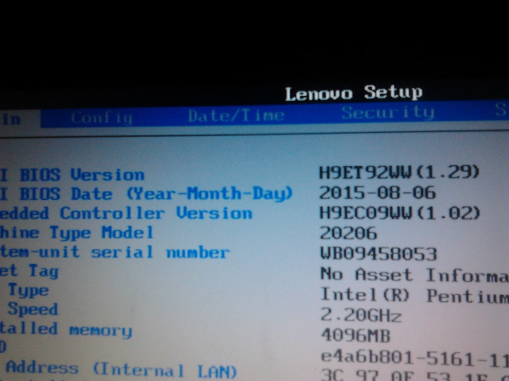 putting a lenovo b590 back togethwr