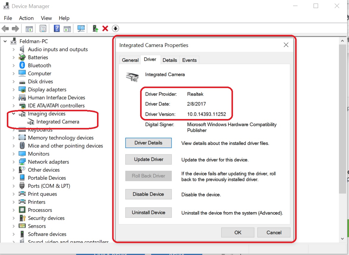 Integrated camera keeps turning on and off Lenovo E470English Community