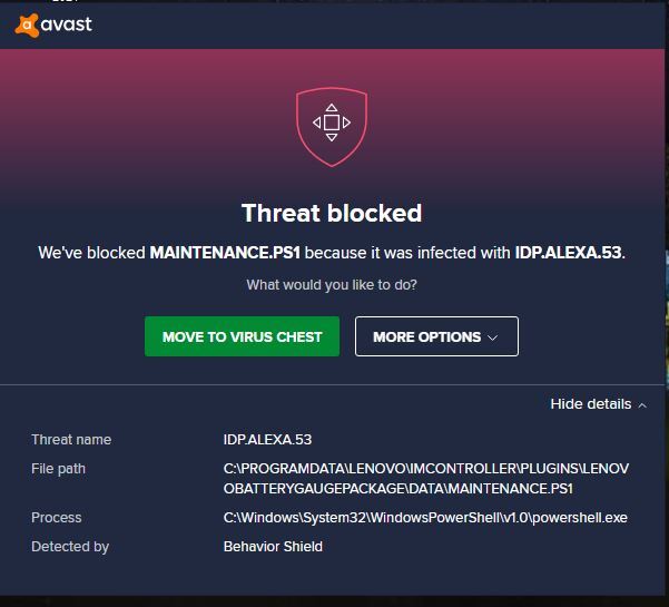 avast desktopok threat avast desktopok threat