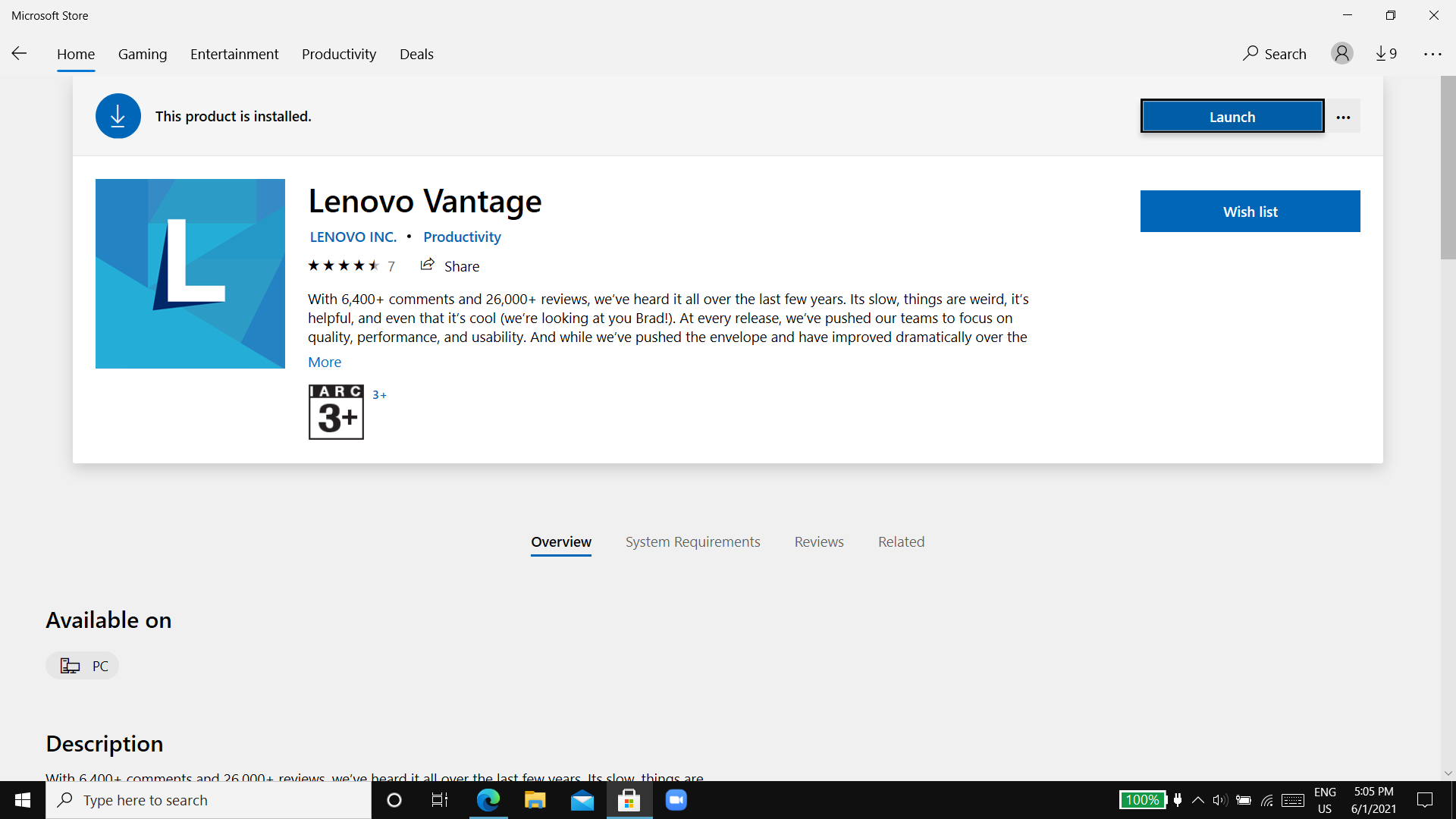 lenovo vantage download without store lenovo vantage download without store