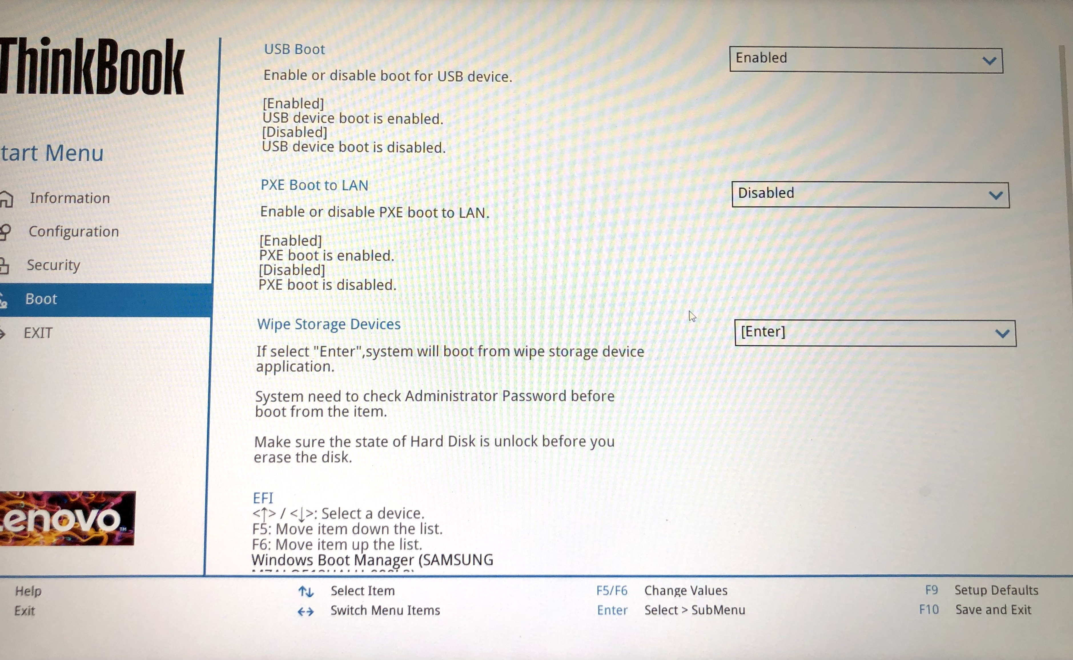 Not-able-to-boot-from-USB-drive-ThinkBook-14-G2-ITL - English Community -  LENOVO COMMUNITY