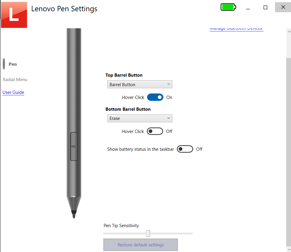 Lenovo Digital Pen misses one stroke in every sentence (Yoga 7i). Is it