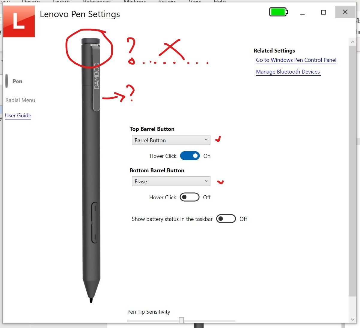 I can't scan colour with my Lenovo E-Color Pen in my Lenovo Yoga Duet 7