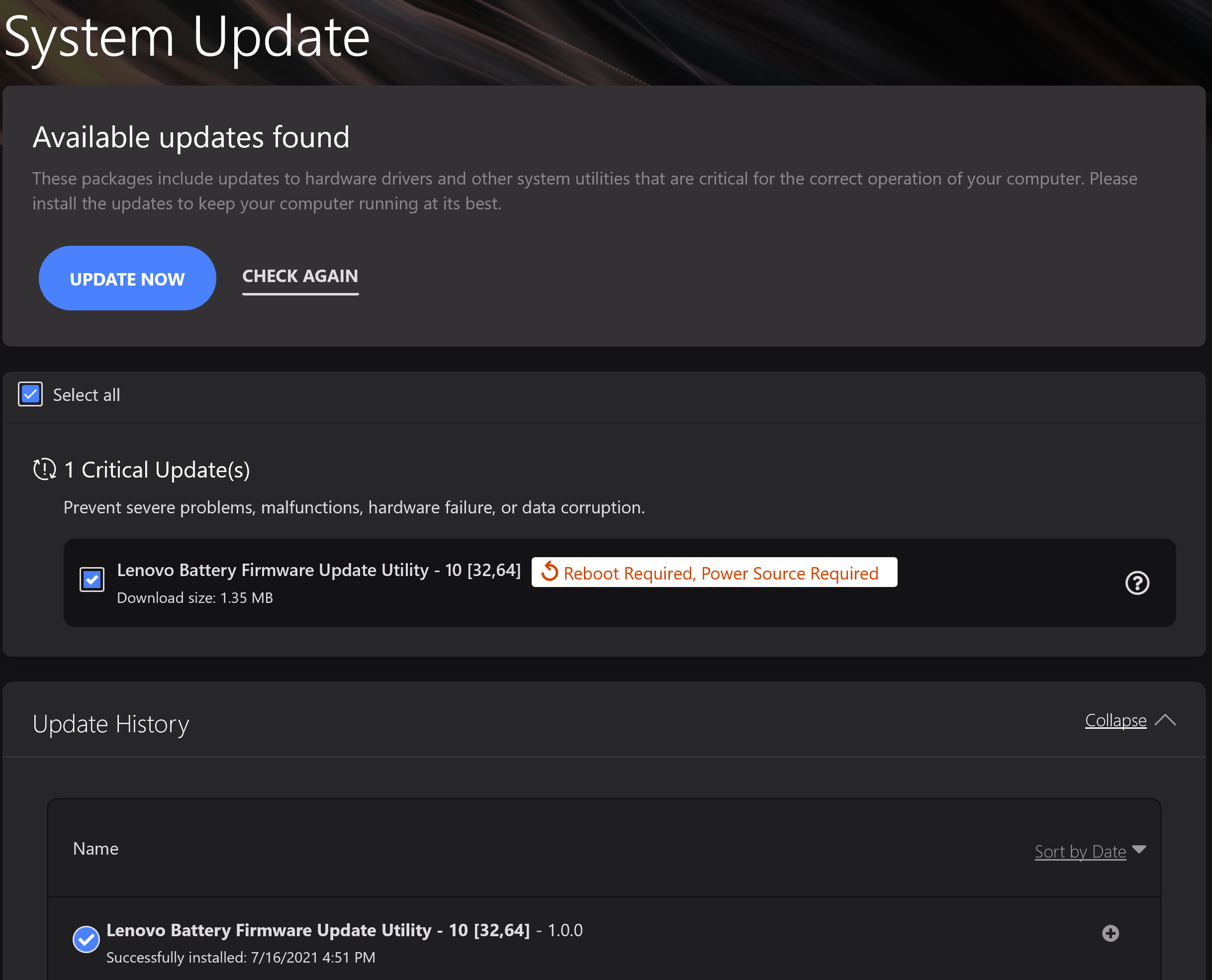 Lenovo-Vantage-Shows-Update-Available-for-Update-Already-Installed-Lenovo- Battery-FW-Update - English Community - LENOVO Community