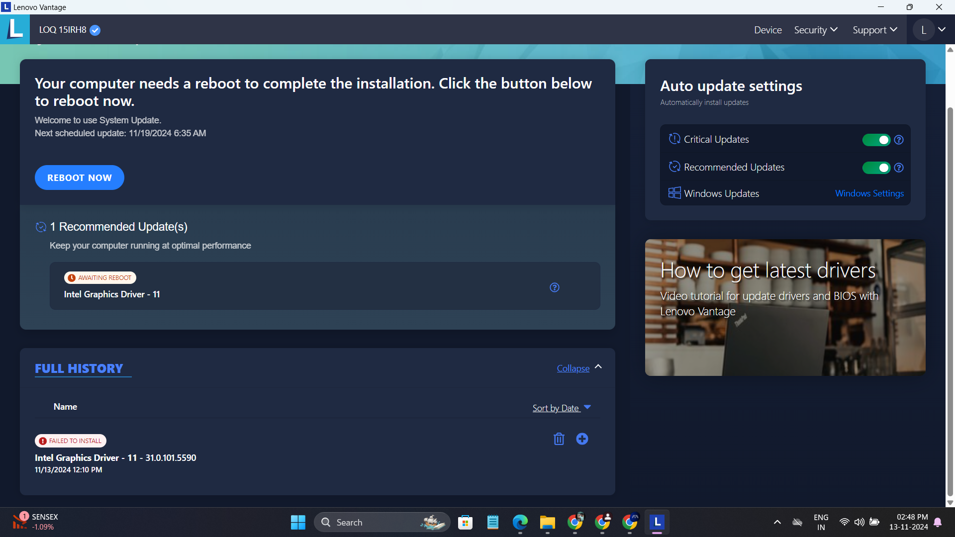 lenovo driver update check lenovo driver update check