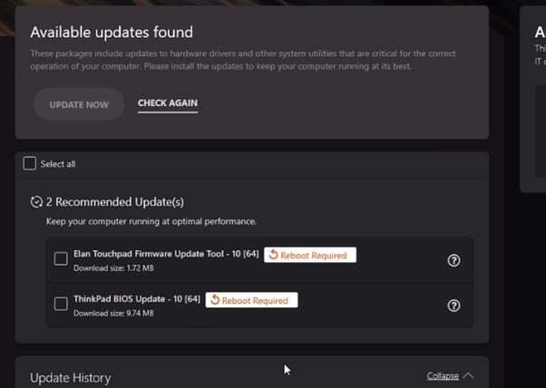 lenovo vantage system update 5.0 lenovo vantage system update 5.0