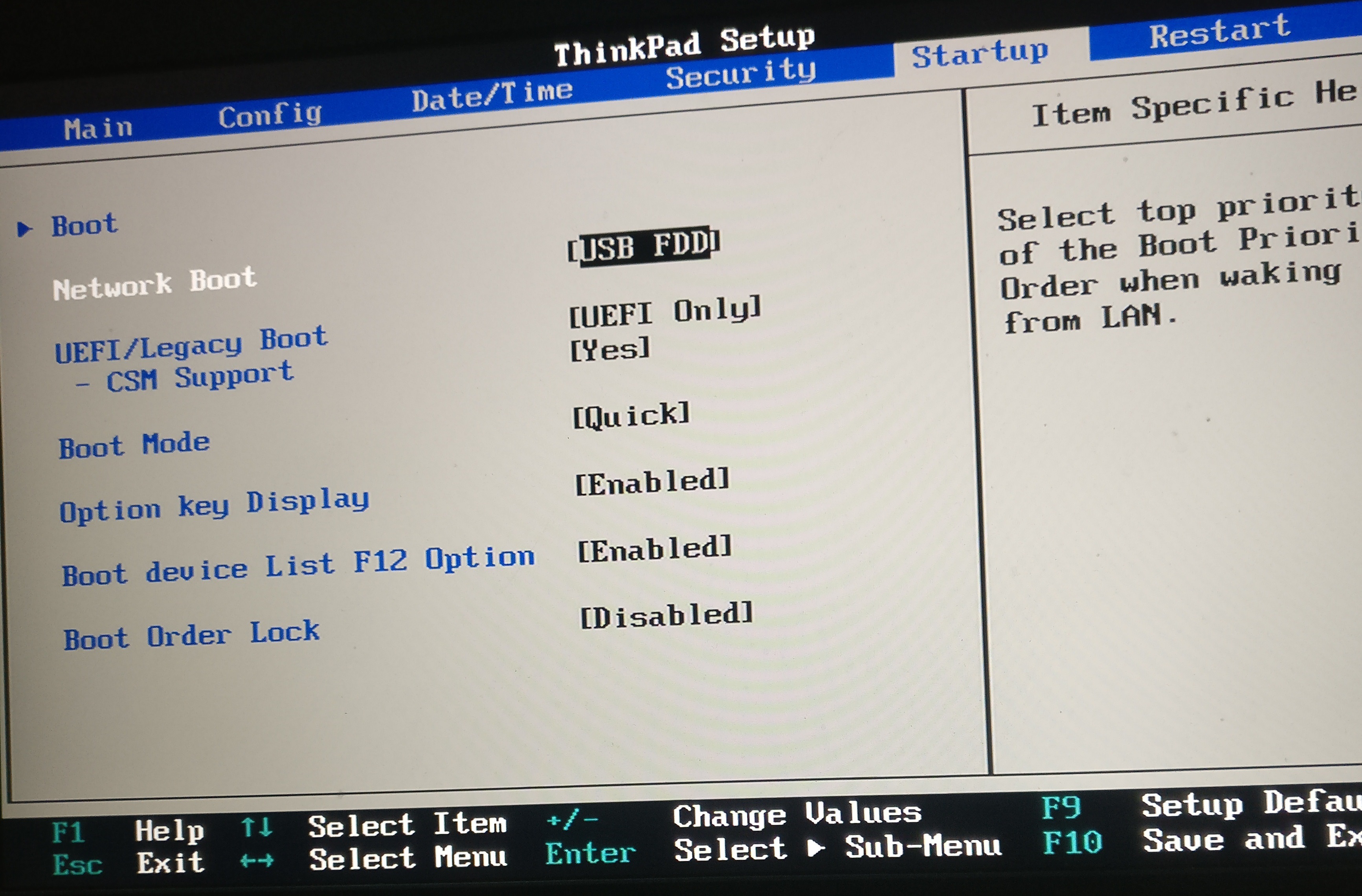 Lenovo-ThinkPad-L380-USB-boot-option-missing - English Community - LENOVO  COMMUNITY