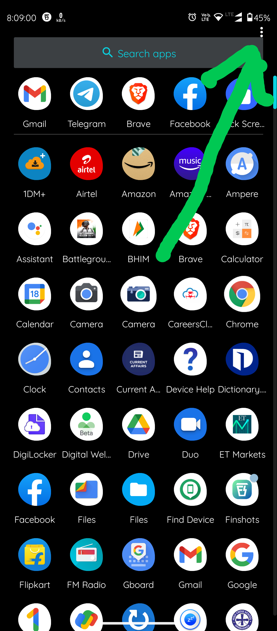 Android Menu Icon Three Dots