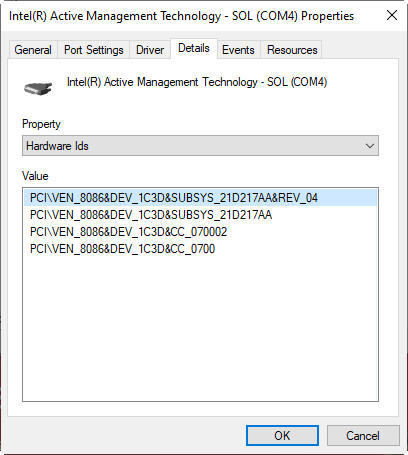 hp pci serial port driver windows 10