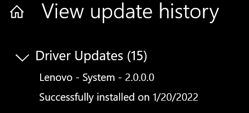 Windows update Driver Install