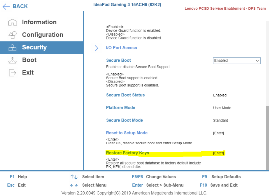 Unable-to-enable-secure-boot-on-a-lenovo-laptop - English Community - LENOVO  COMMUNITY