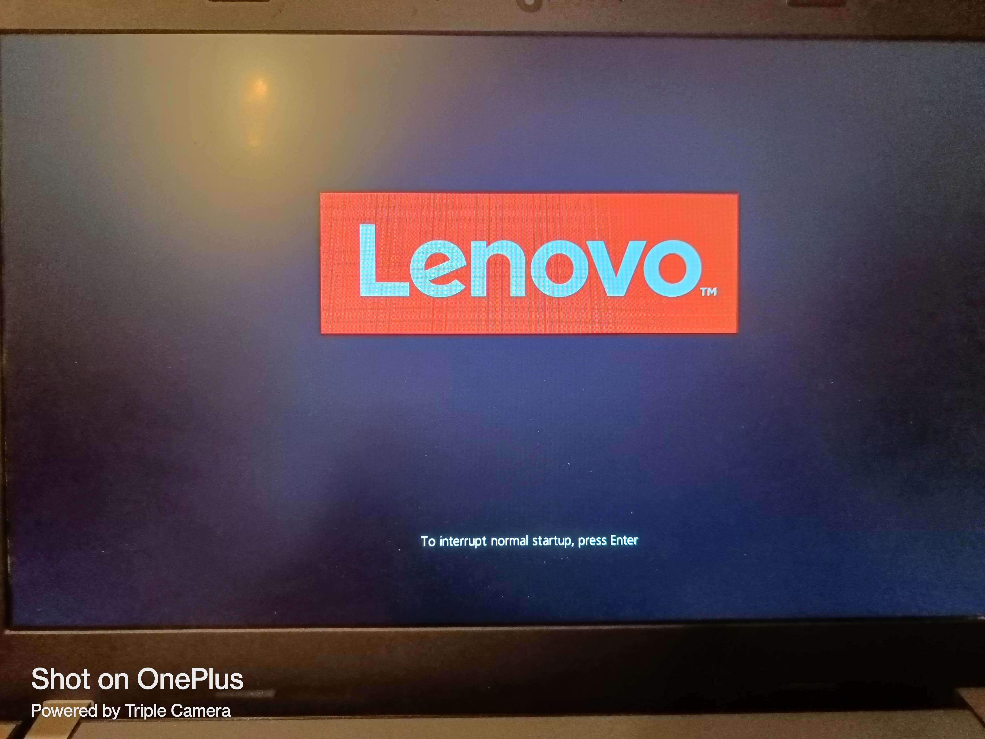 To-interrupt-normal-startup-press-enter - English Community - LENOVO  COMMUNITY