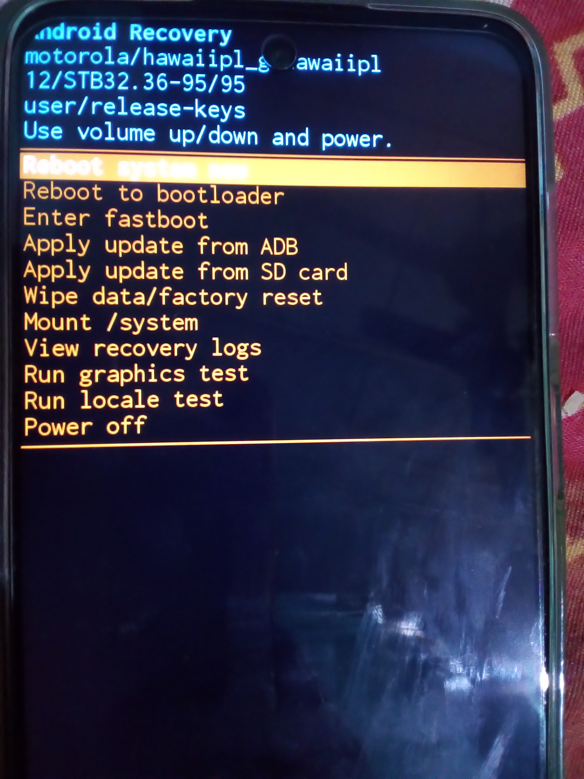 Why-moto-e32s-has-no-wipe-cache-partition-option-on-recovery-mode - English  Motorola - MOTO COMMUNITY