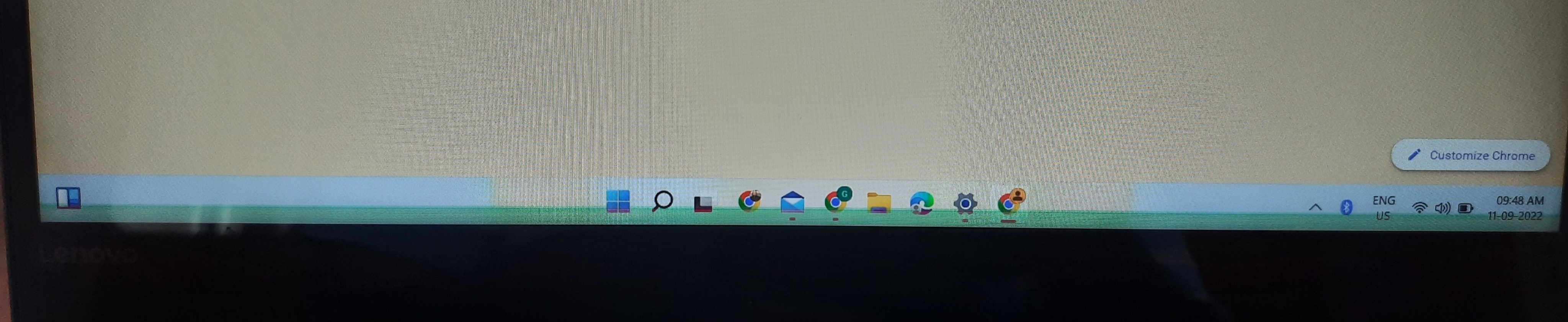 Laptop-screen-taskbar-color-change-problem - English Community - LENOVO  COMMUNITY
