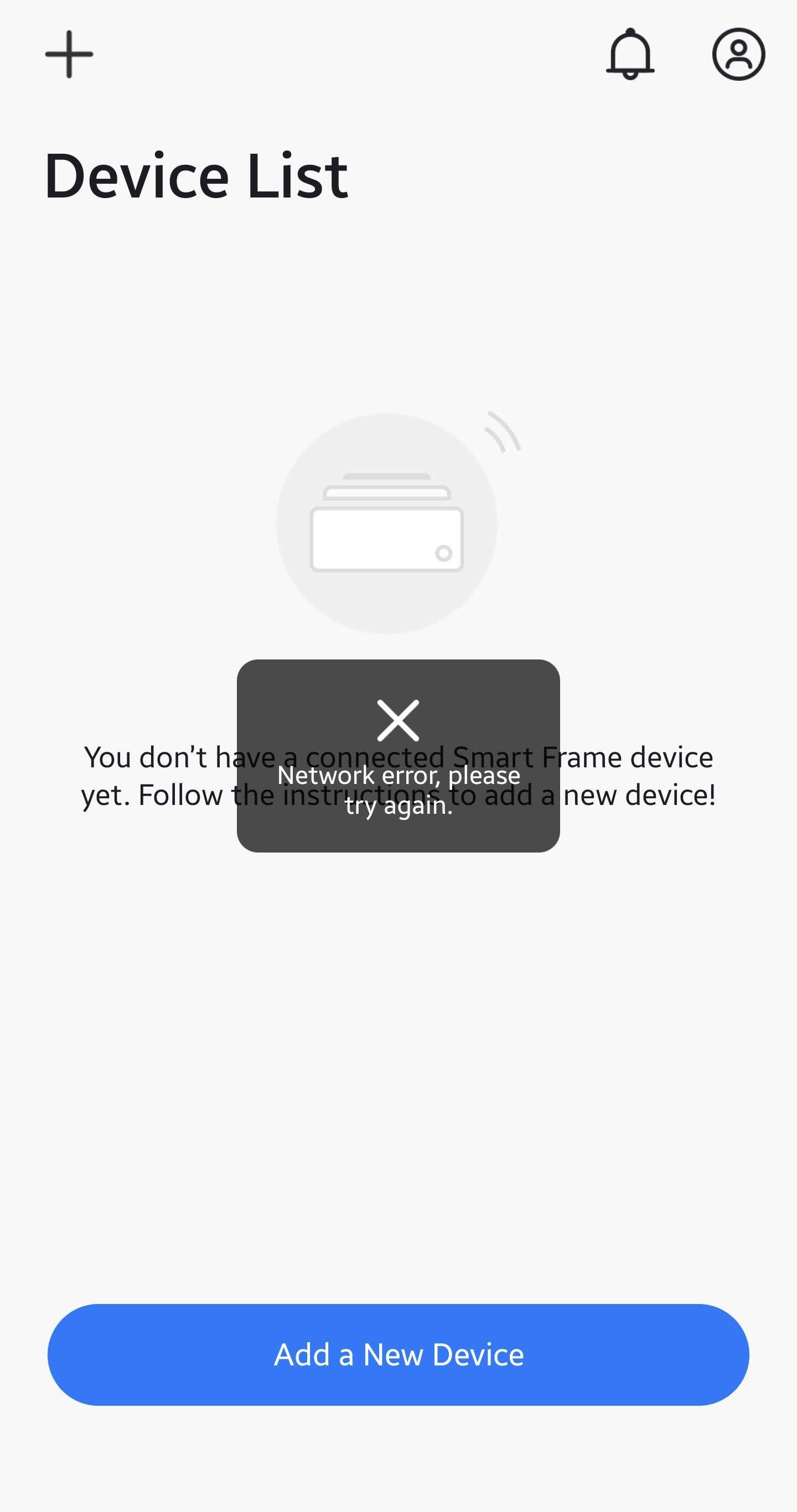 There-is-a-network-error-message-at-lenovo-smart-frame-app - English  Community - LENOVO COMMUNITY