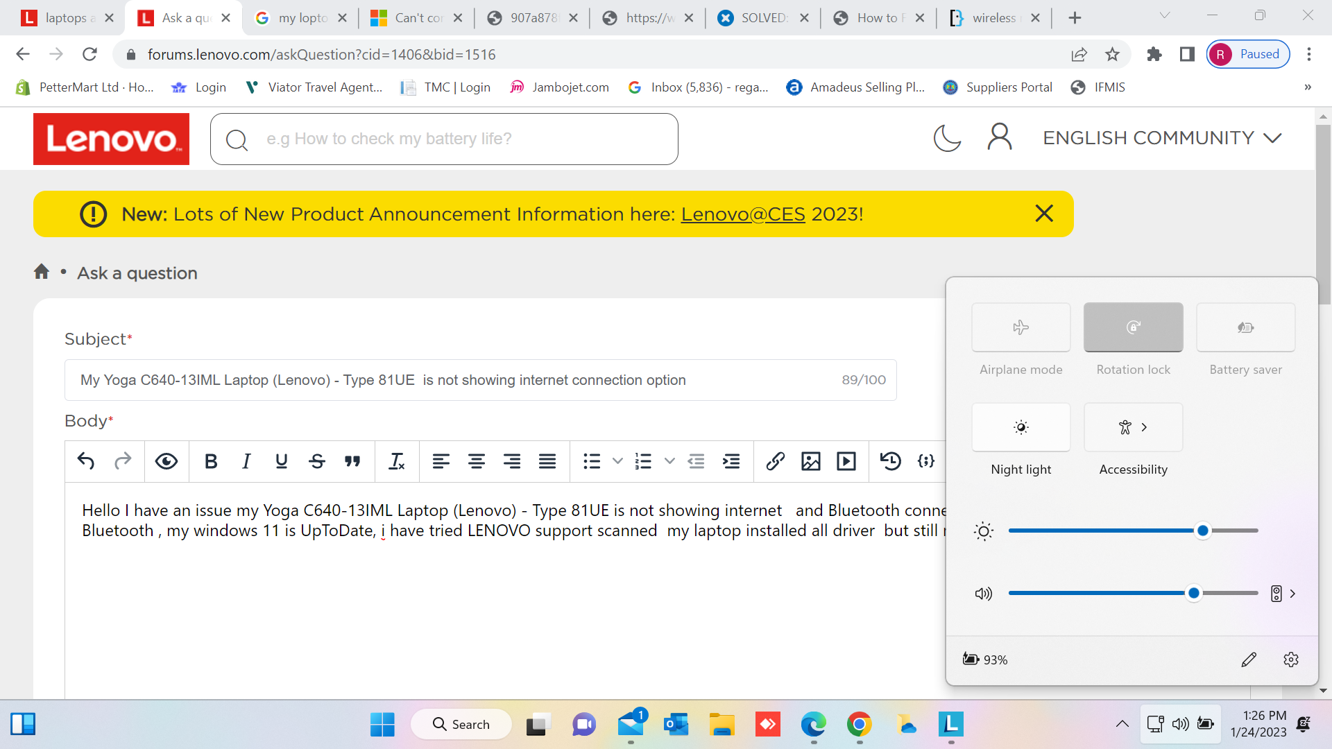 My-Yoga-C640-13IML-Laptop-Lenovo-Type-81UE-is-not-showing-internet- connection-option - English Community - LENOVO COMUNIDAD My-Yoga-C640-13IML-Laptop-Lenovo-Type-81UE-is-not-showing-internet- connection-option - English Community - LENOVO COMUNIDAD