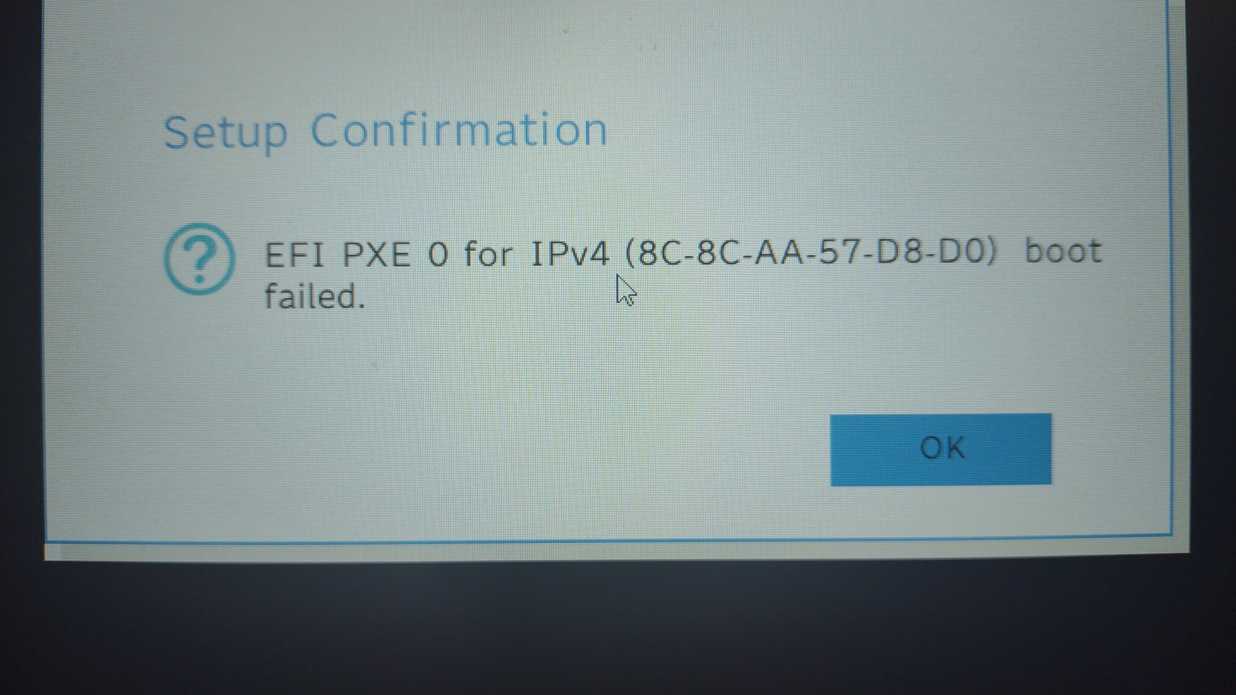 efi-pxe-network-8c-8c-aa-57-d8-d0-boot-failed - Comunidad de Lenovo - LENOVO  COMUNIDAD