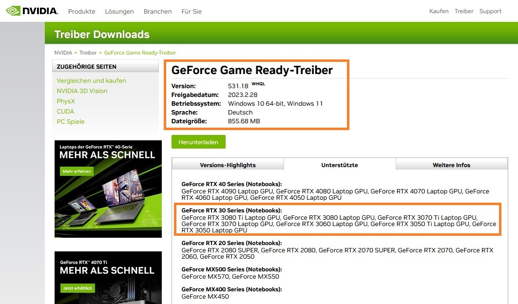 GeForce Game Ready Driver kann nicht installiert werden? (Computer,  Technik, Spiele und Gaming)