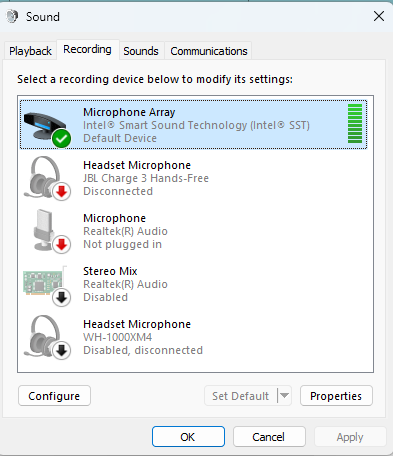 Yoga-C940-Microphone-Array-not-working - English Community - LENOVO  Comunidade