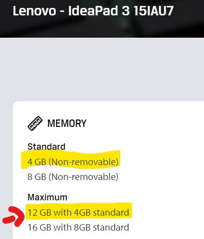 Lenovo ideapad shop memory upgrade