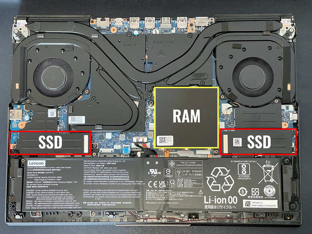Under the Hood of the Lenovo Legion 5 & SSD Tests - element14 Community